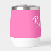 Hot Pink Script gepersonaliseerd (Voorkant)