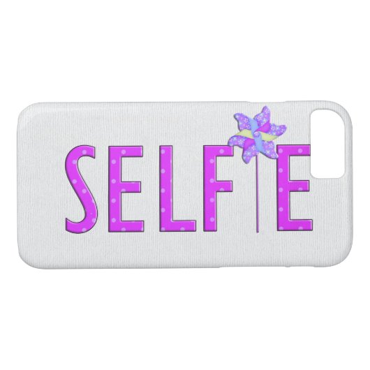 Hot Pink Selfie Case-Mate iPhone Case (Achterkant (Horizontaal))