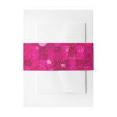 Hot Pink Sequin Uitnodigingen Wikkel (Voorkant Voorbeeld)