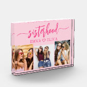 Hot Pink Sisterhood Sisters 3 Fotocollage Fotoblokken (Links)