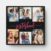 Hot Pink Sisterhood Sisters 6 Fotocollage Fotoplaat (Voorkant)