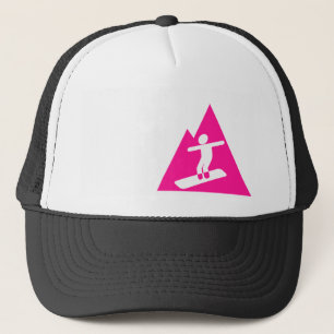 Hot Pink Snowboarding Trucker Pet