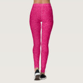 Hot Pink Space Sparkles Leggings (Achterkant)