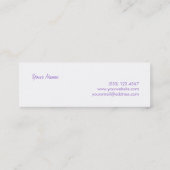 Hot Pink Sparkly Sequins Skinny Visitekaartje (Achterkant)