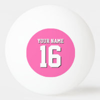 Hot Pink Sporty Team Jersey