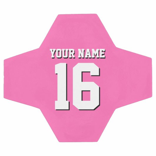 Hot Pink Sporty Team Jersey Voetbal (Enkel)