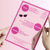 Hot Pink Stiletto Hakken Bachelorette uitnodiging