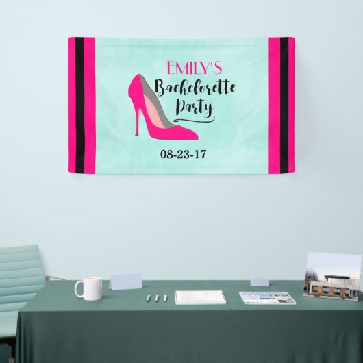 Hot Pink Stiletto High Hiel Bachelorette Party Spandoek (Beurs)
