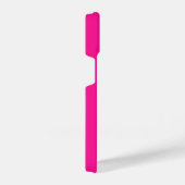 Hot Pink Summer Vibes Alleen Typografie iPhone Hoesje (Rechterkant)
