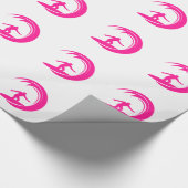 Hot Pink Surfing Cadeaupapier (Hoek)