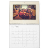 Hot Pink Tangerine & Limoen Floral Wedding GuestBo Kalender (Mar 2026)