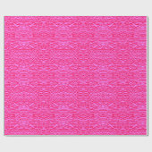 Hot Pink Tiger Stripes inpakpapier (Vlak)