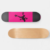Hot Pink Tree Frog Skateboard (Horizontaal)