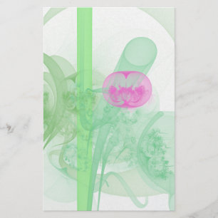 Hot Pink Tulip Faery Meeting Hall Abstracte Art Briefpapier