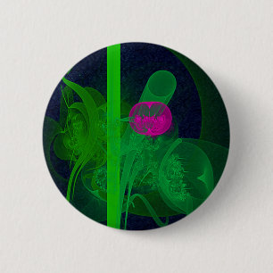 Hot Pink Tulip Faery Meeting Hall Abstracte Art Ronde Button 5,7 Cm