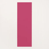 Hot Pink typografisch monogram Yogamat (Achterkant)