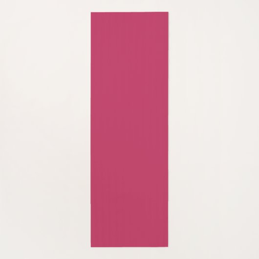 Hot Pink typografisch monogram Yogamat (Achterkant)