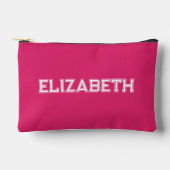 Hot Pink University lettertype monogram Etui (Voorkant)