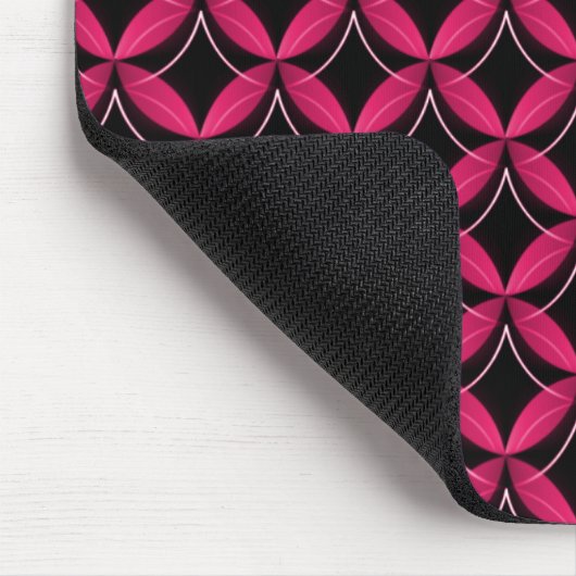 Hot Pink Uptown Glam Mousepad Muismat (Hoek)