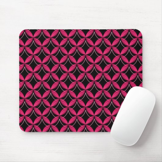 Hot Pink Uptown Glam Mousepad Muismat (Met muis)