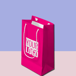 Hot Pink - voeg vet logo toe Klein Cadeauzakje