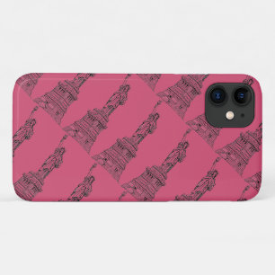 Hot Pink Vrijheidsbeeld Case-Mate iPhone Case