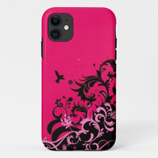 Hot Pink Waves Case-Mate iPhone 5/5s Hoesje (Achterkant)