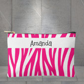 Hot Pink Wavy Zebra Stripe Etui