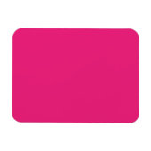 Hot Pink Wedding | Bold Solid Color Invite Magneet (Horizontaal)