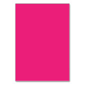 Hot Pink Wedding | Vetgedrukte effen kleur uitnodi Kaart (Voorkant)