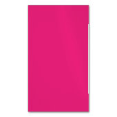Hot Pink Wedding | Vetgedrukte effen kleur uitnodi Magnetisch Visitekaartje (Voorkant Verticaal)
