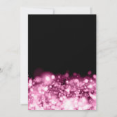 Hot Pink Winter Sparkling Company kerstfeest Kaart (Achterkant)