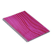 Hot Pink Wood Notitieboek (Rechterzijde)