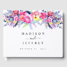 Hot Pink & Yellow Spring Floral Wedding