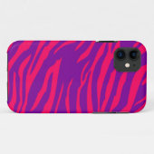 Hot Pink Zebra iPhone 5 Mate Barely There™ Hoesje (Achterkant (horizontaal))