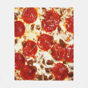 Hot Pizza Meme Blanket Fleece Deken