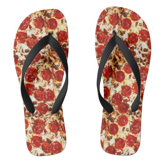 Hot Pizza Meme Teenslippers (Voetbed)