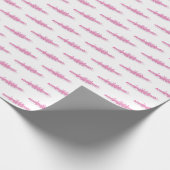 Hot Pnk White Women Rowers Creming Team Sports Cadeaupapier (Hoek)