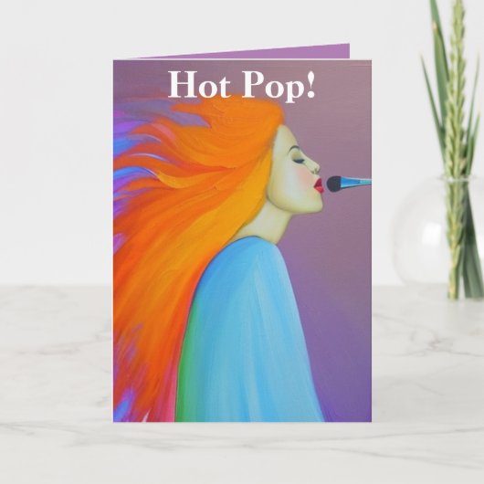 Hot Pop Bedankkaart (Voorkant)