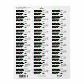 Hot Pop Kleur gitaar Business Etiket (Full Sheet)