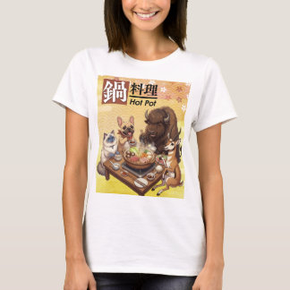hot pot yosenabe -Ragdoll, French Bulldog... etc- T-shirt