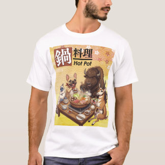 hot pot yosenabe -Ragdoll, French Bulldog... etc- T-shirt