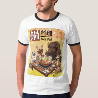 hot pot yosenabe -Ragdoll, French Bulldog... etc- T-shirt