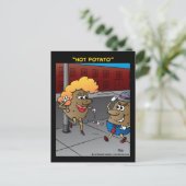 "Hot Potato" Briefkaart (Staand voorkant)