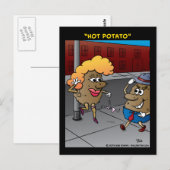 "Hot Potato" Briefkaart (Voorkant / Achterkant)