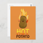 Hot Potato Briefkaart (Voorkant / Achterkant)