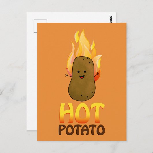 Hot Potato Briefkaart (Voorkant / Achterkant)