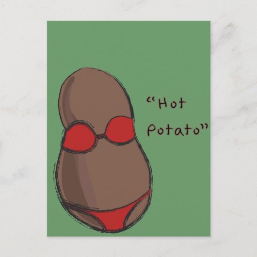Hot Potato Briefkaart (Voorkant)