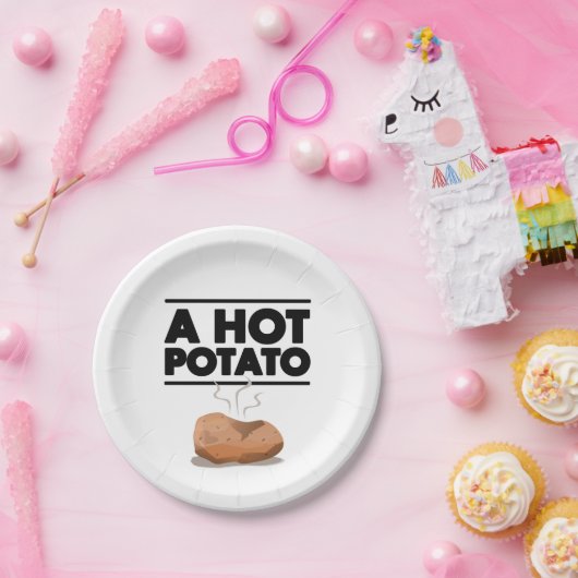 Hot Potato Papieren Bordje (Feest)