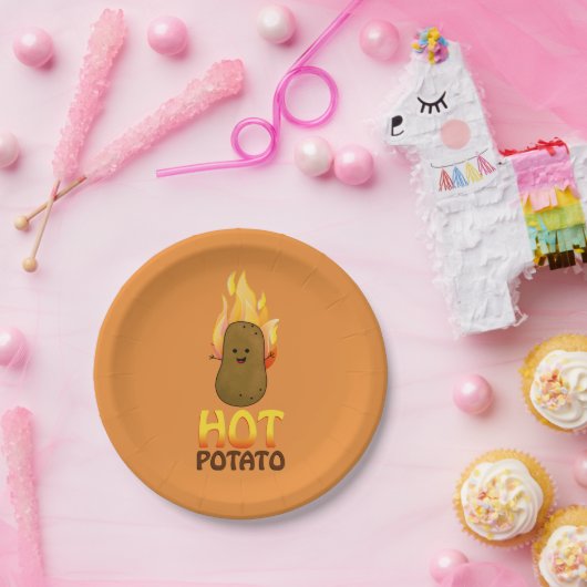 Hot Potato Papieren Bordje (Feest)